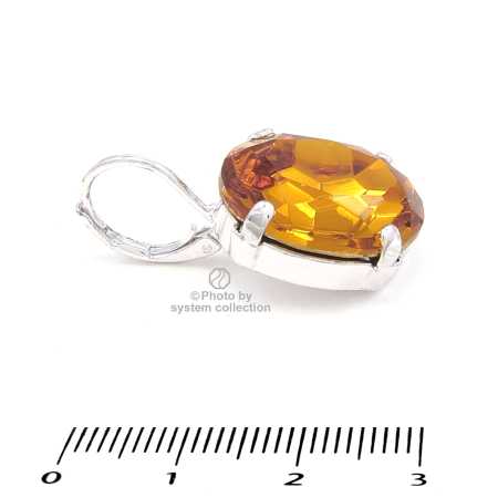 Ohrringe Vintage Bohemian Strass: Bernstein