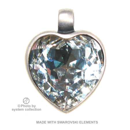 Anhänger mit Swarovski® Kristall in der Farbe: Weiß