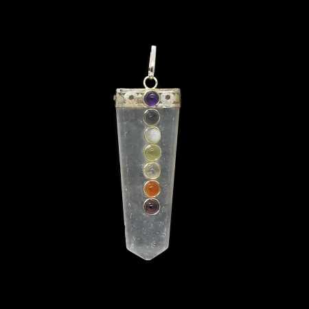 Bergkristall Chakra Anhänger