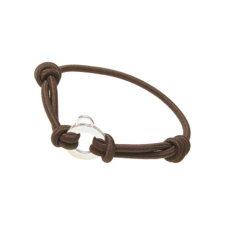 Verstellbares Modeschmuck Armband mit Silberfarbigen Mittelteil