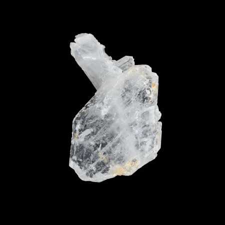 Halb Transparenter flacher Bergkristall