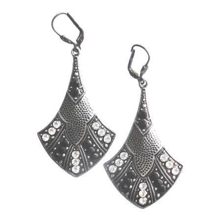 Wunderschöne Ohrringe im Art Deco Stil