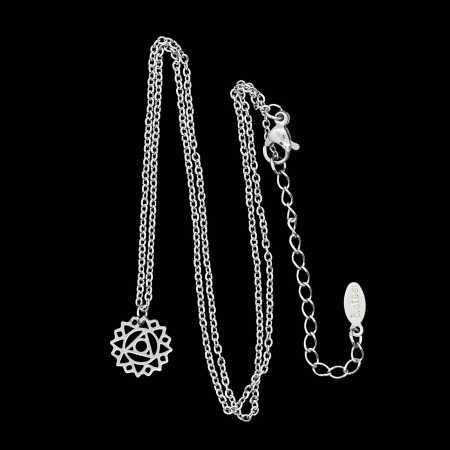 Edelstahlkette Dreieck im Kreis