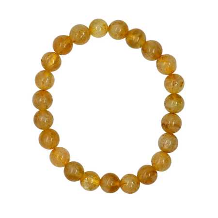 Kugel Stein Armband Braun