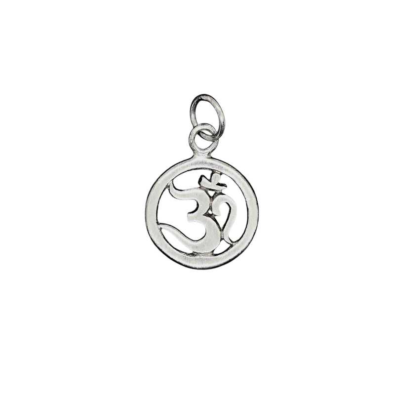 Silber Anhänger "OM"