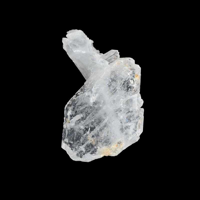 Halb Transparenter flacher Bergkristall