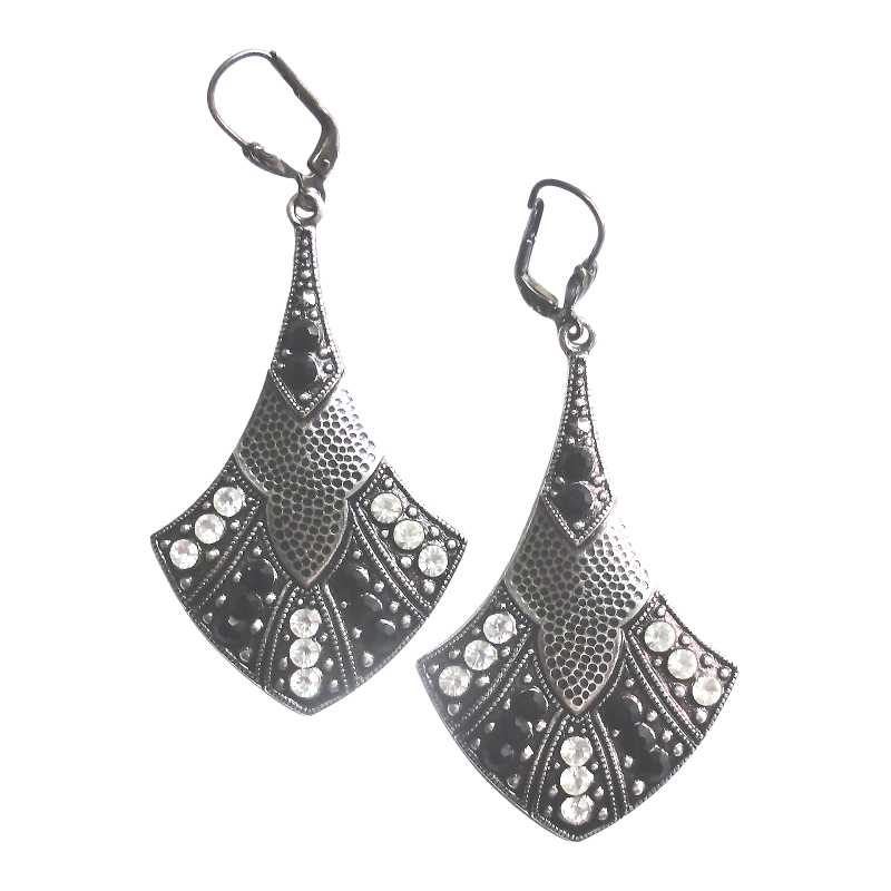 Wunderschöne Ohrringe im Art Deco Stil