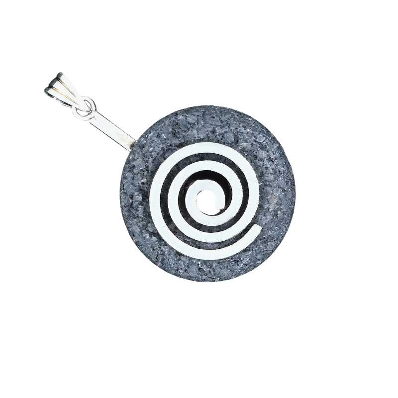 Donut Halter Silberfarbig