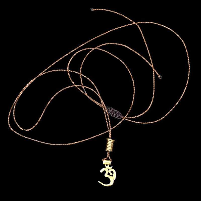 Vergoldete " OM " Kette