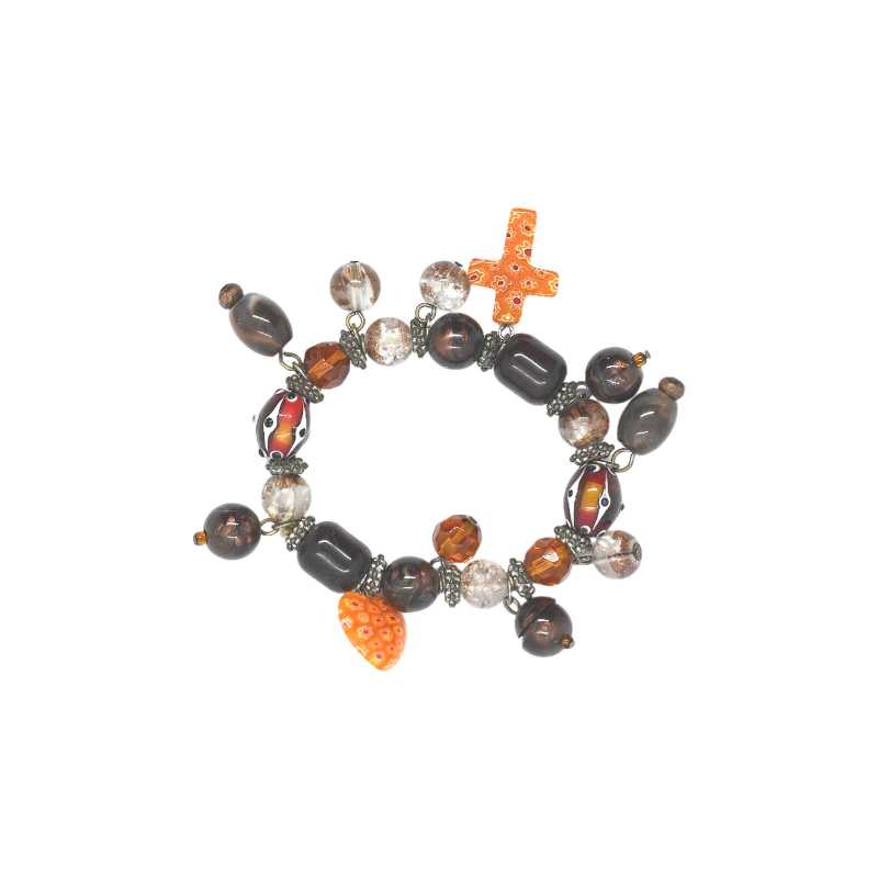 Armband mit Glasperlen