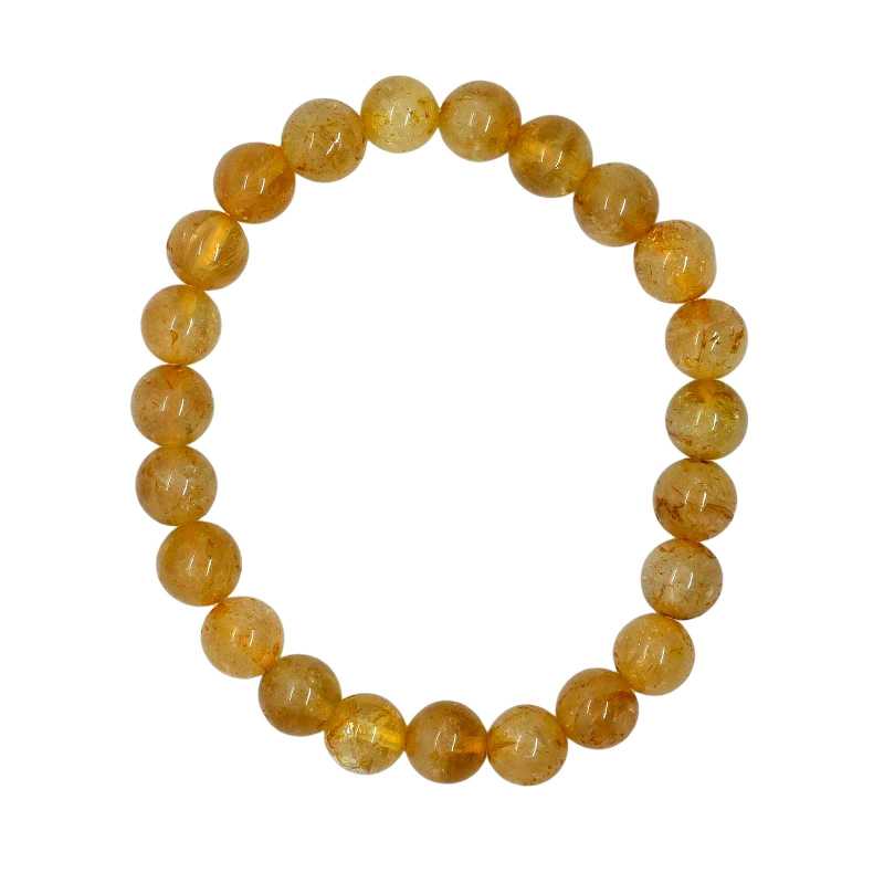 Kugel Stein Armband Braun