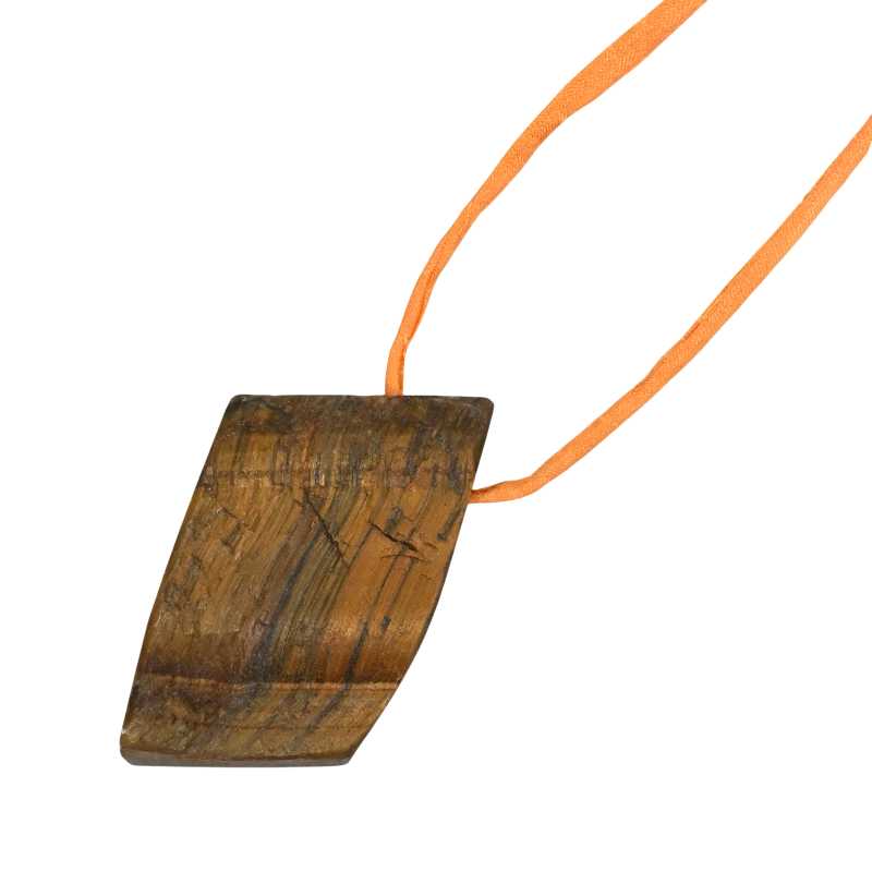 Tigeraugen Anhänger am Stoffband