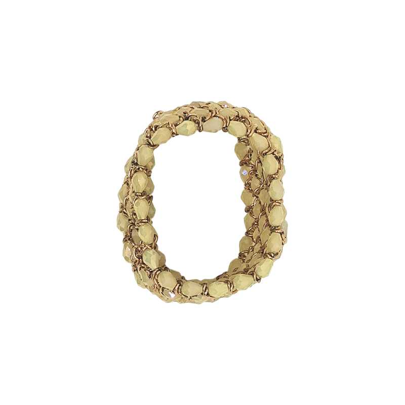 Leder Metall Armband Braun Schwarz