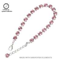 Armband mit Swarovski Kristall Farbe: Rose Hell