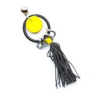 80er Modeschmuck Stecker aus Gummi, Schaumstoff und Metall