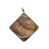 Perlmutt Anhänger in Brauntönen