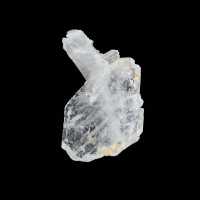 Halb Transparenter flacher Bergkristall