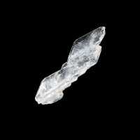 Halb Transparenter abgestufter Bergkristall