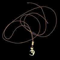 Vergoldete " OM " Kette