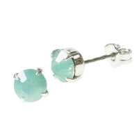 Stecker mit Swarovski® Kristall Pazifik Opal