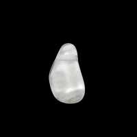 Geschwungener Bergkristall Tropfen mit Bohrung